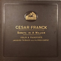 Disque Gramophone : Cortot - Violin Sonata No. 9